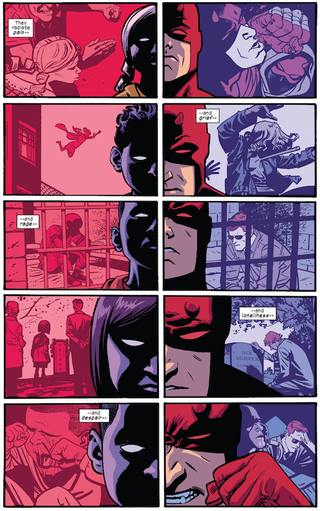 Illustration for article titled Daredevil #09 and the Persuasive Purple Progeny (Spoilers)
